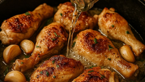Pollo al ajillo – Spaanse kip met knoflook