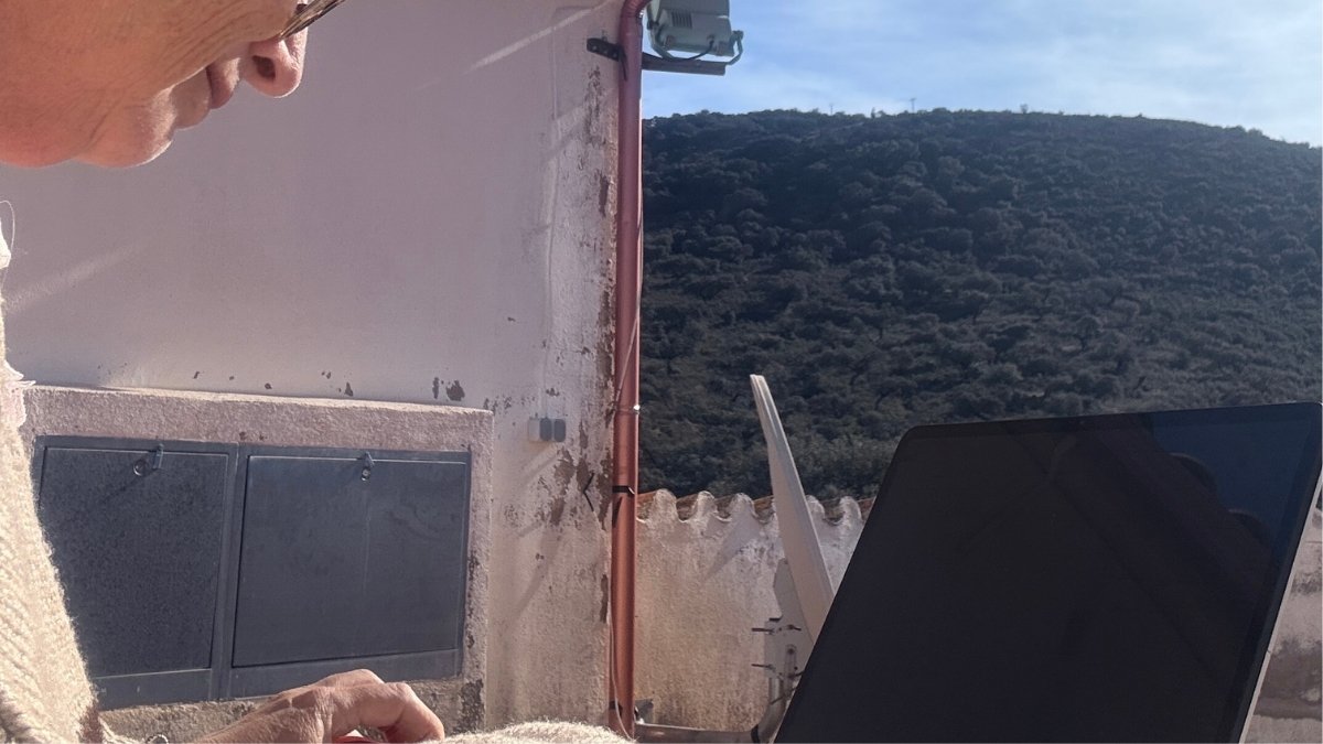 Workation in Andalusië – werken bij Cortijo La Vista met uitzicht op de Sierra Morena.